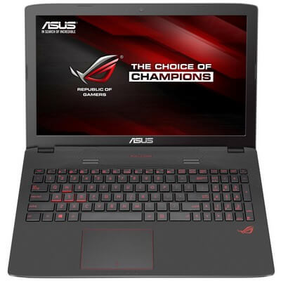 Не работает клавиатура на ноутбуке Asus ROG GL752VW